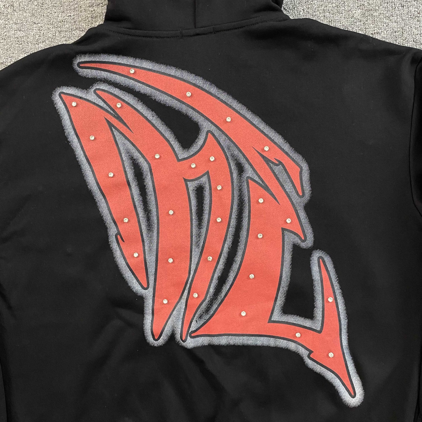 Mixed Emotion Graffiti Jacket Black