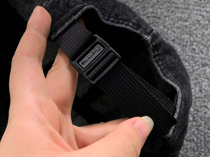 Supreme Denim Camp Cap Black