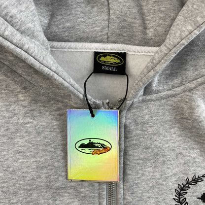 Corteiz x Slaughter Gang 21 Savage Zip Up Grey