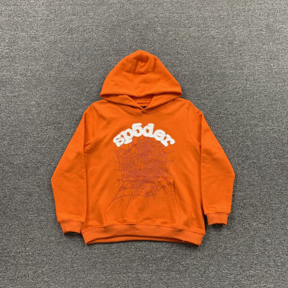 SP5DER WEBSUIT HOODIE ORANGE