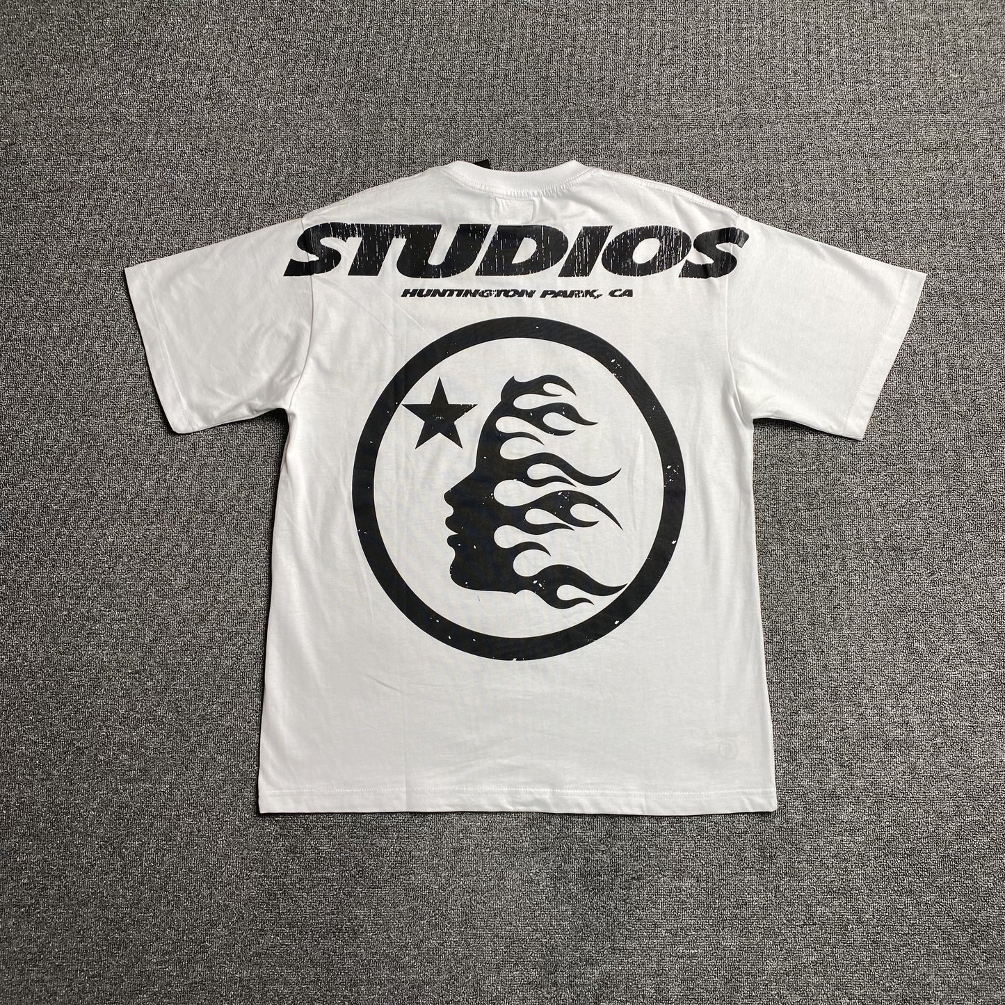 HELLSTAR STUDIOS CARTOON LOGO TEE WHITE