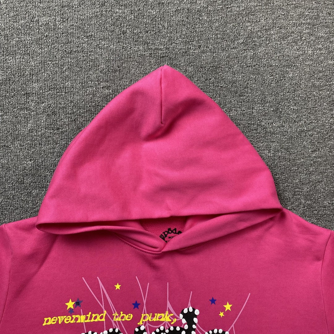 SP5DER P*NK V2 HOODIE PINK