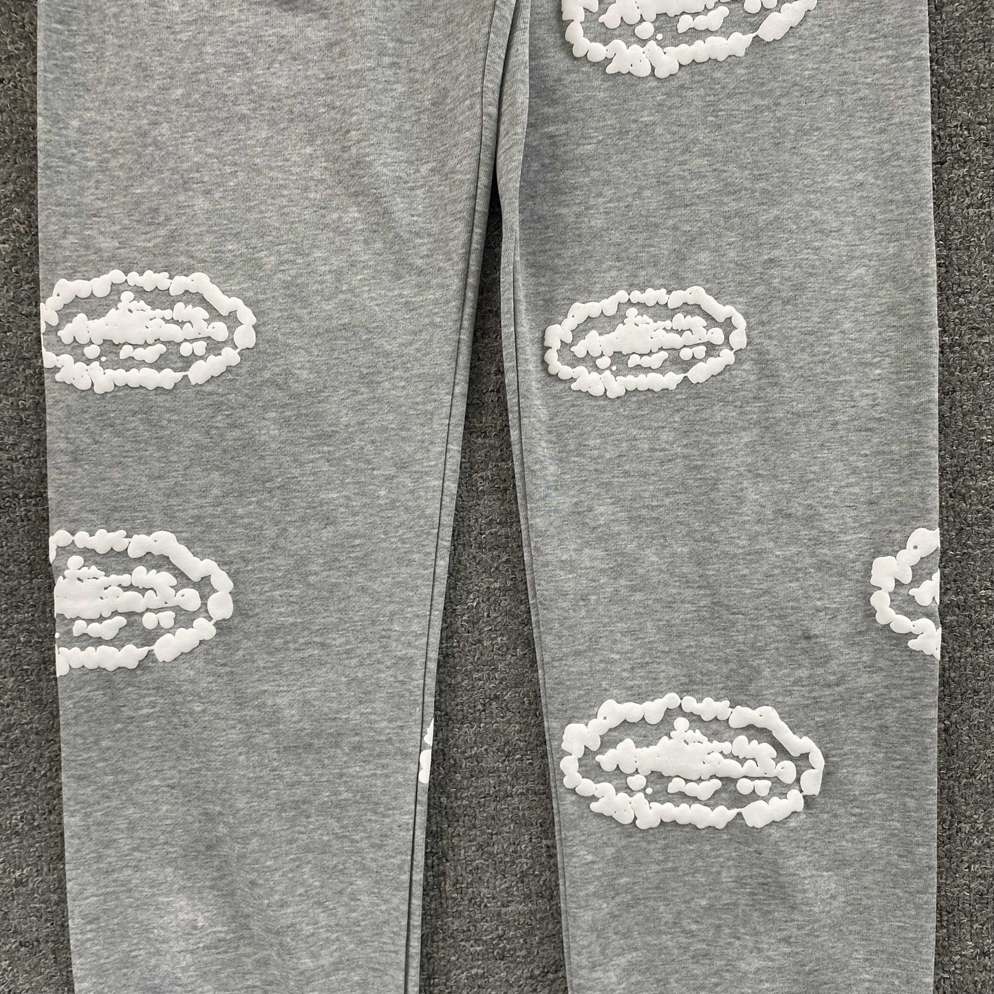 Corteiz x Denim Tears Island Wreath Pants Grey