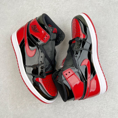 AIR JORDAN 1 HIGH "BRED PATENT"