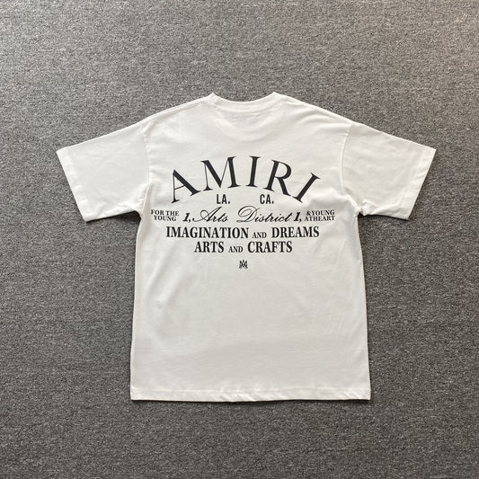 Amiri Arts District Tee White-Drip Store Argentina