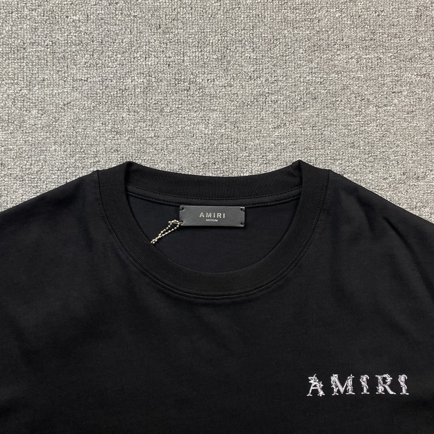 Amiri Baroque Tee Black-Drip Store Argentina