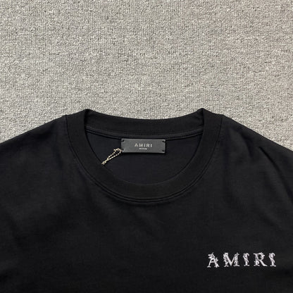 Amiri Baroque Tee Black-Drip Store Argentina