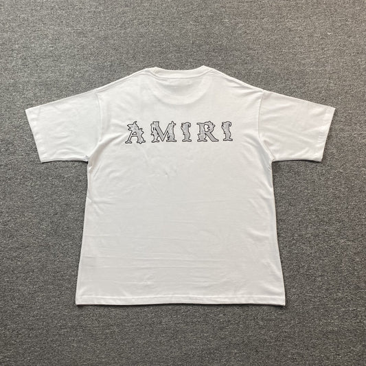 Amiri Baroque Tee White-Drip Store Argentina