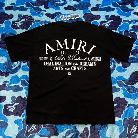 Amiri Black Arts District Tee Black-Drip Store Argentina