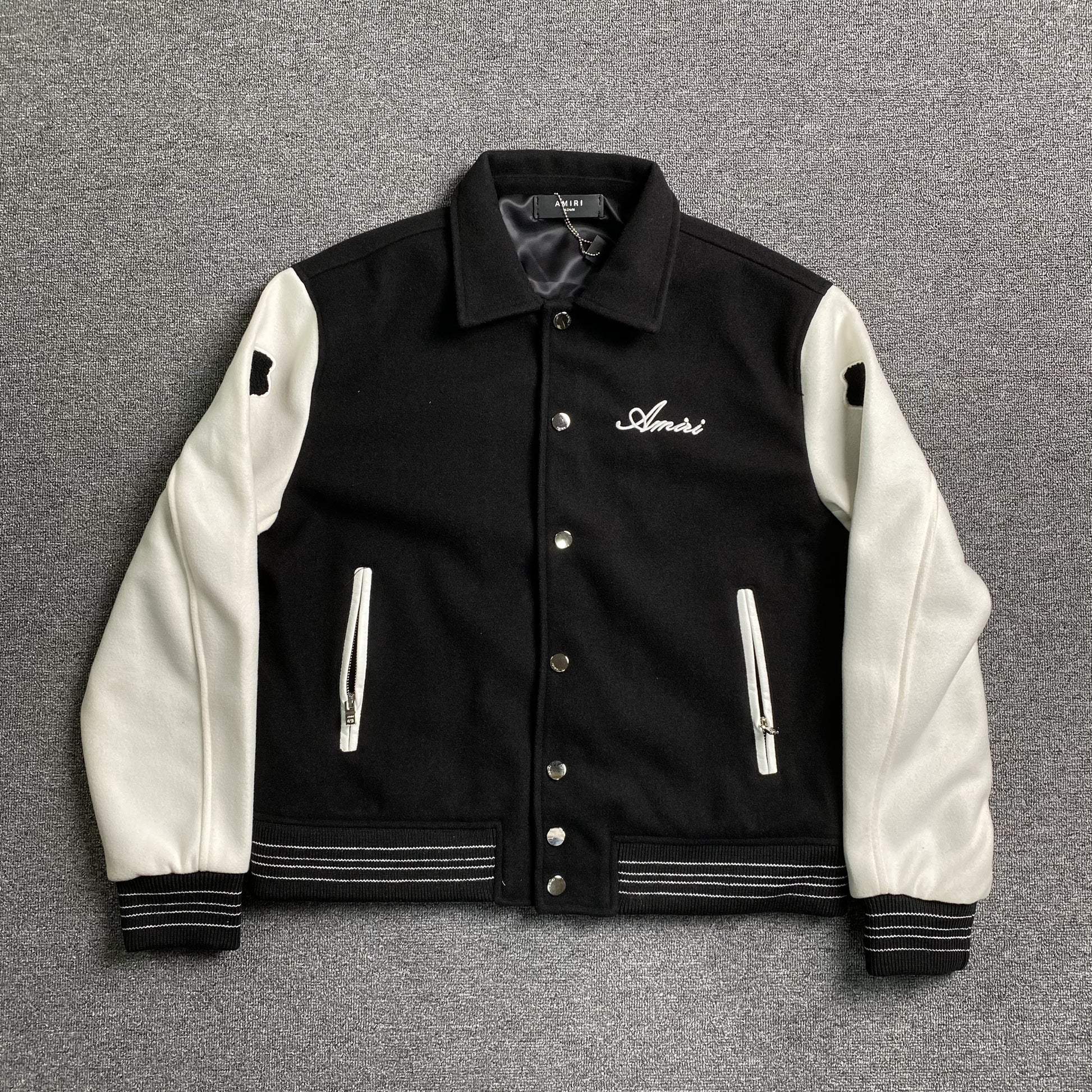 amiri-bones-bomber-jacket-black-Drip Store Argentina