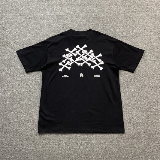 Amiri Bones Tee Black-Drip Store Argentina