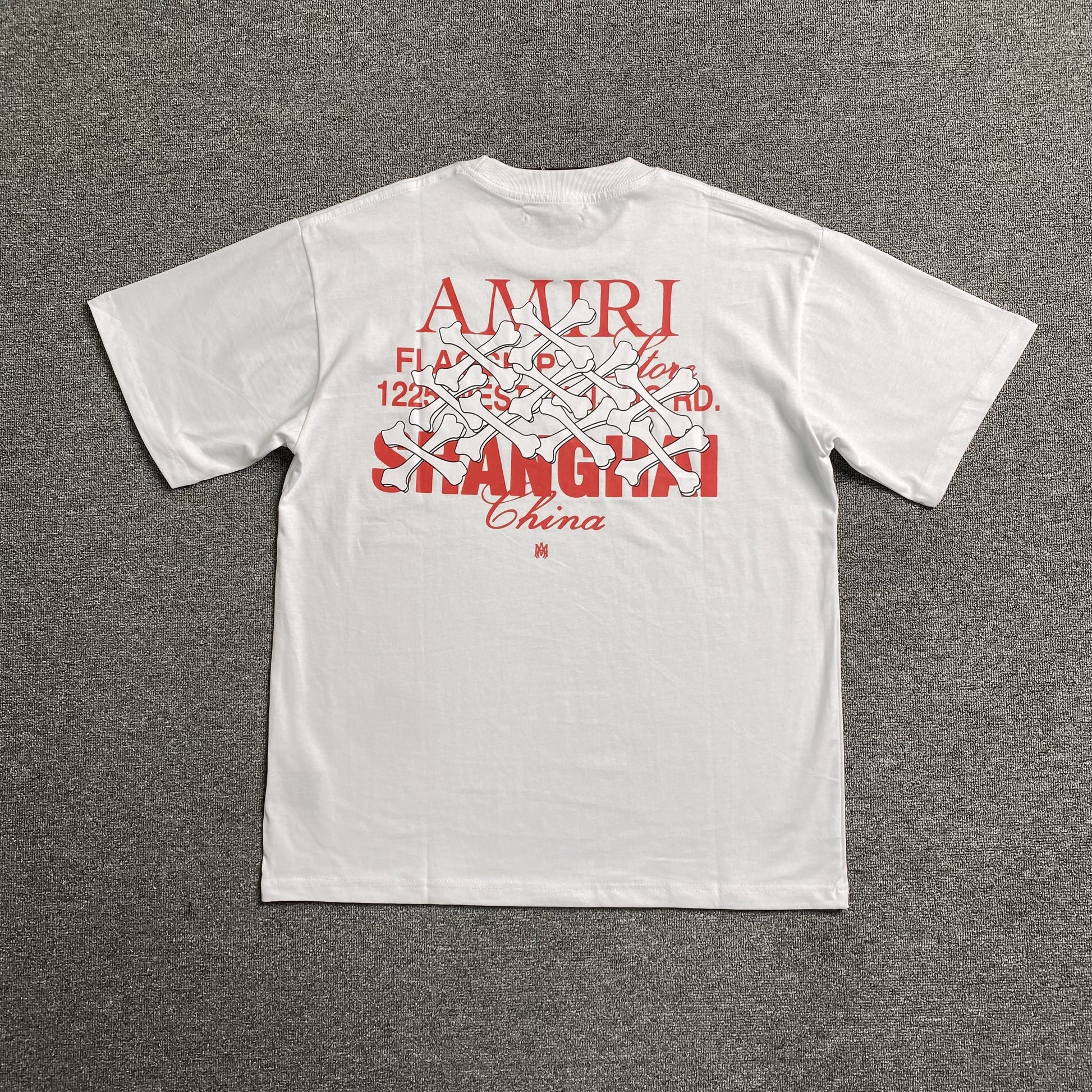 Amiri Bones Tee White-Drip Store Argentina