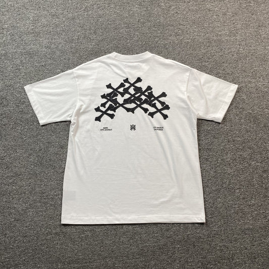 Amiri Bones Tee White-Drip Store Argentina