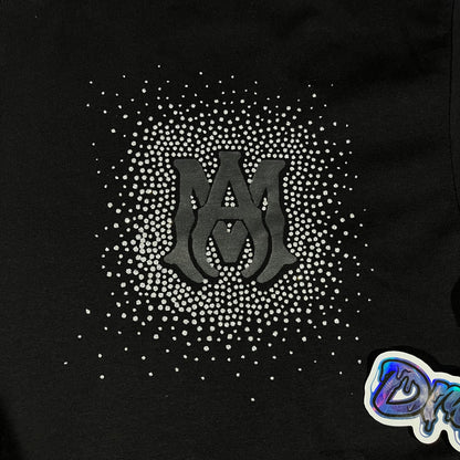 Amiri Crystal Burst Tee Black