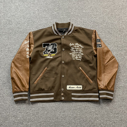 Amiri Eagle Bomber Jacket Brown-Drip Store Argentina