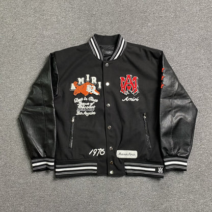 amiri-logo-patch-varsity-jacket-black-Drip Store Argentina