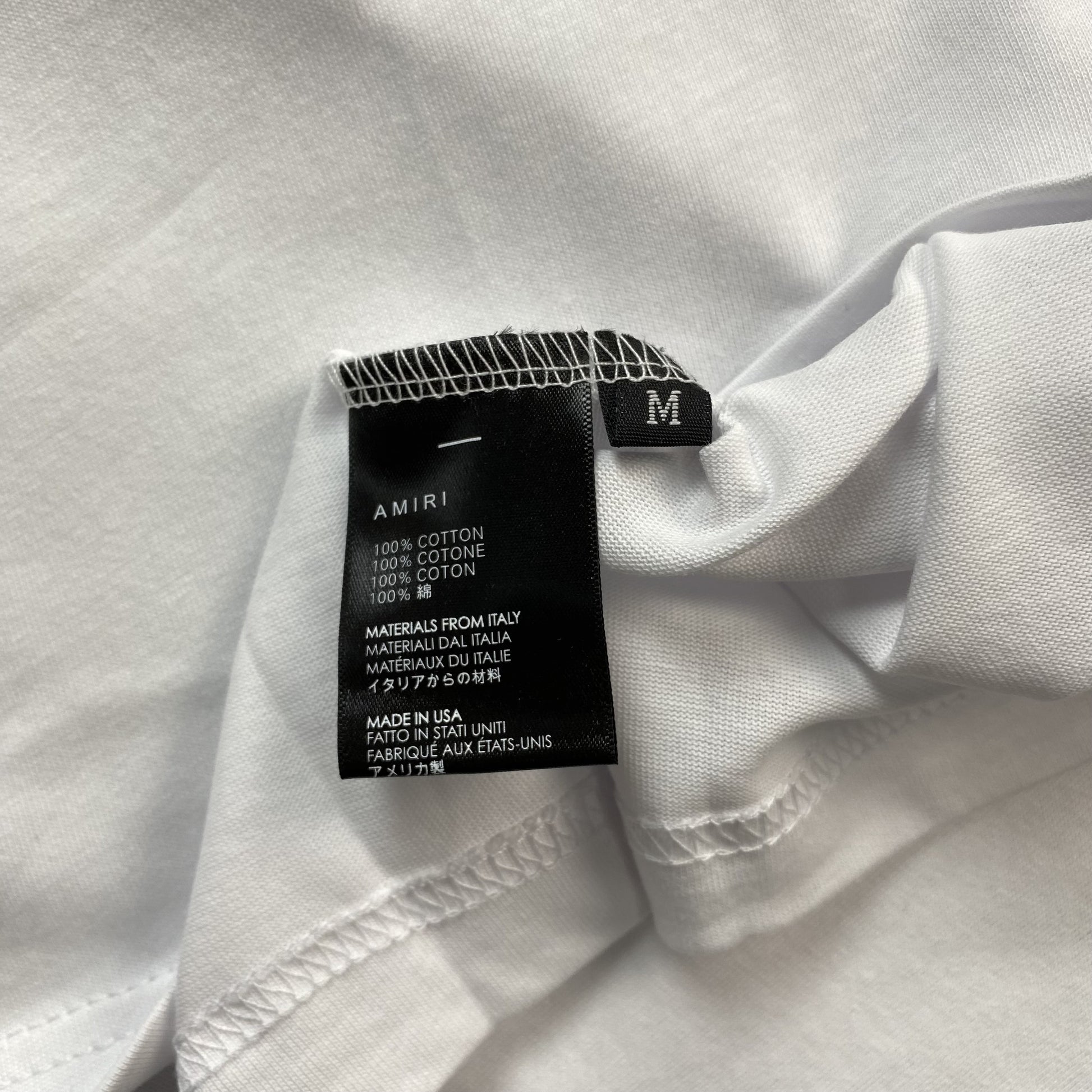 Amiri Paradise Airbrush Tee White-Drip Store Argentina