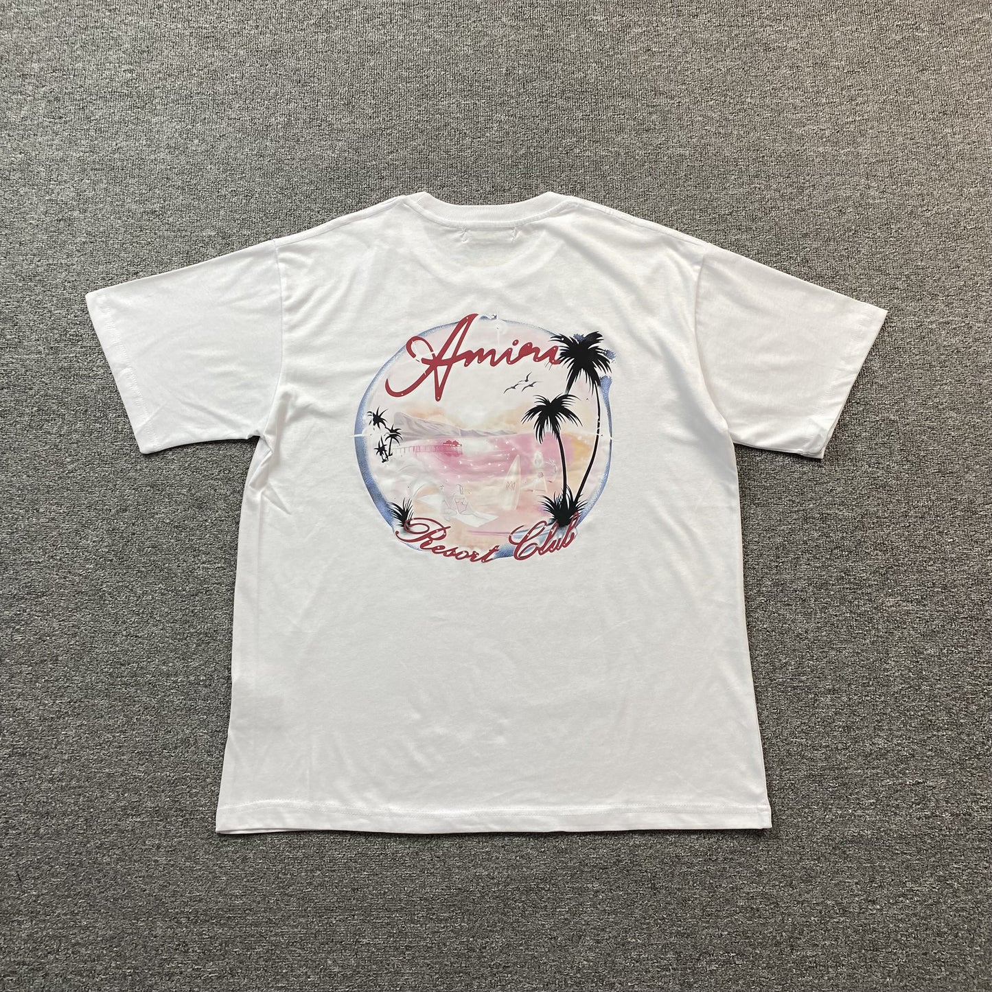Amiri Paradise Airbrush Tee White-Drip Store Argentina