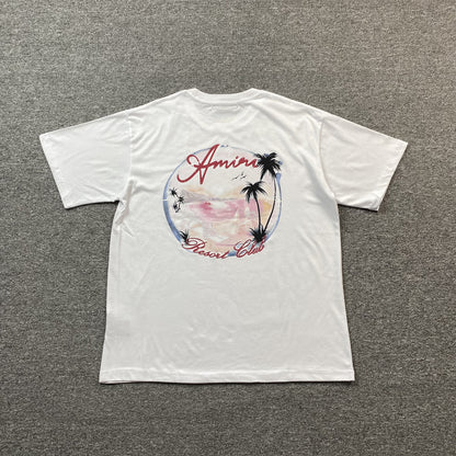 Amiri Paradise Airbrush Tee White-Drip Store Argentina