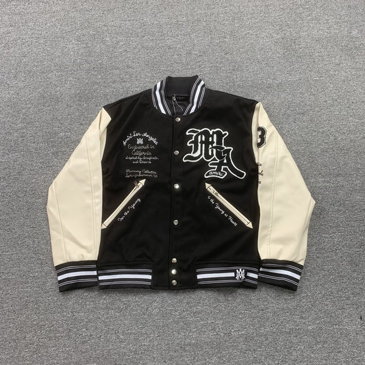 amiri-pegasus-varsity-bomber-jacket-black-Drip Store Argentina
