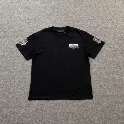 Amiri Premier Tee Black-Drip Store Argentina
