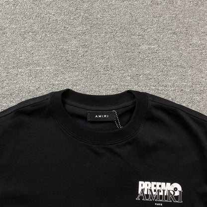 Amiri Premier Tee Black-Drip Store Argentina