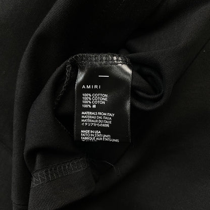 Amiri Staggered Logo Tee Black-Drip Store Argentina