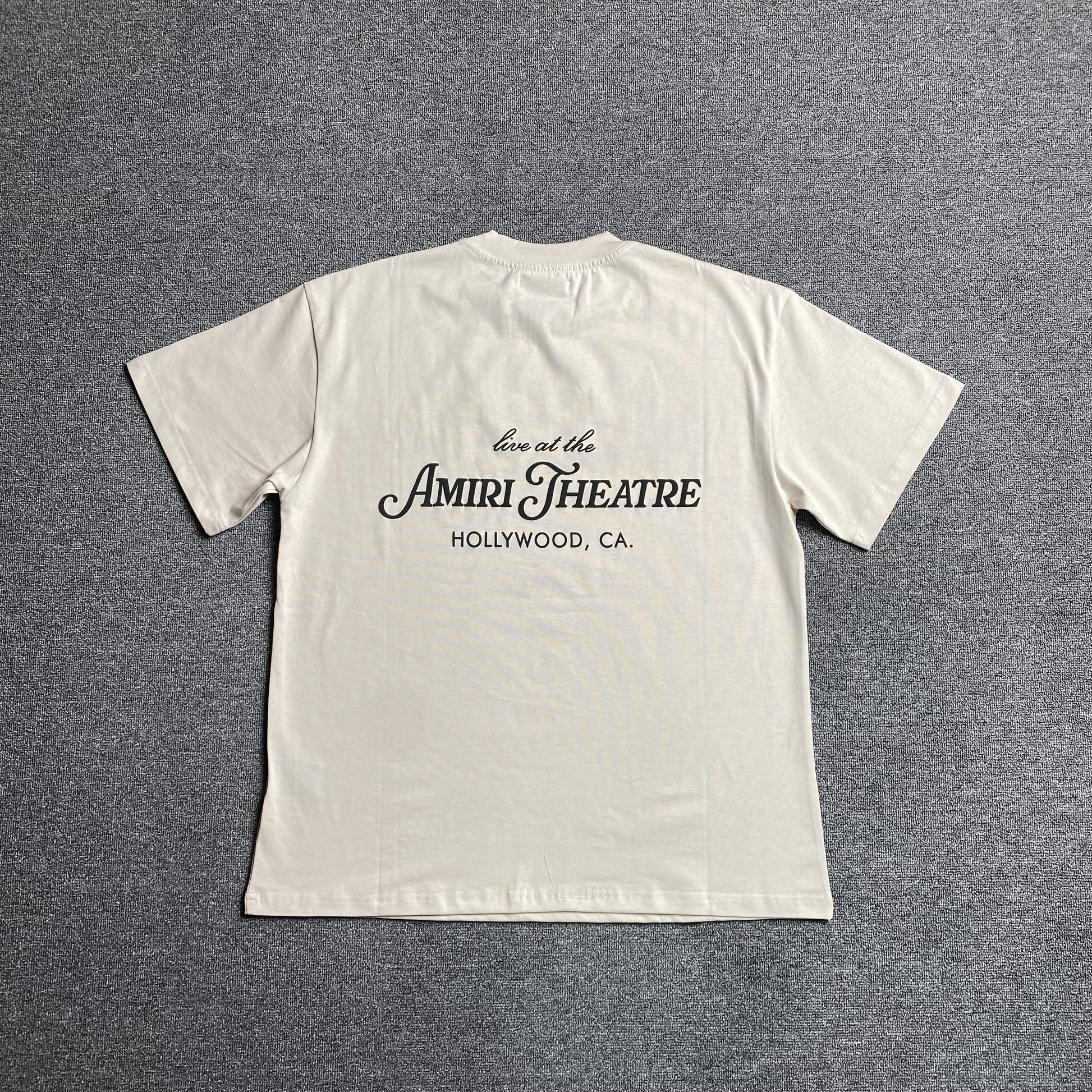 amiri-theatre-flocked-tee-beige-Drip Store Argentina