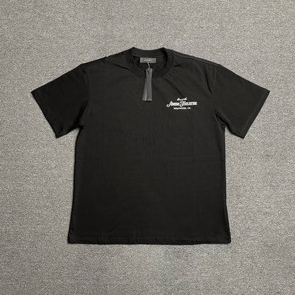 Amiri Theatre Flocked Tee Black-Drip Store Argentina