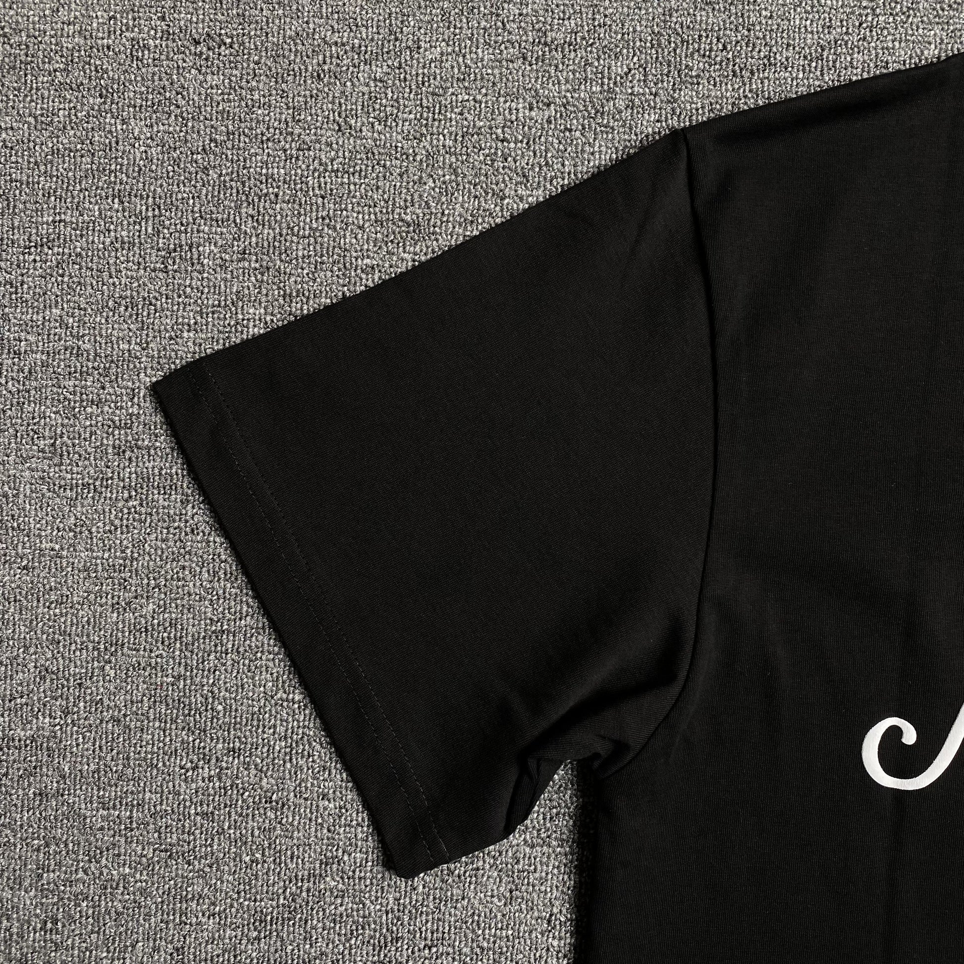 Amiri Theatre Flocked Tee Black-Drip Store Argentina