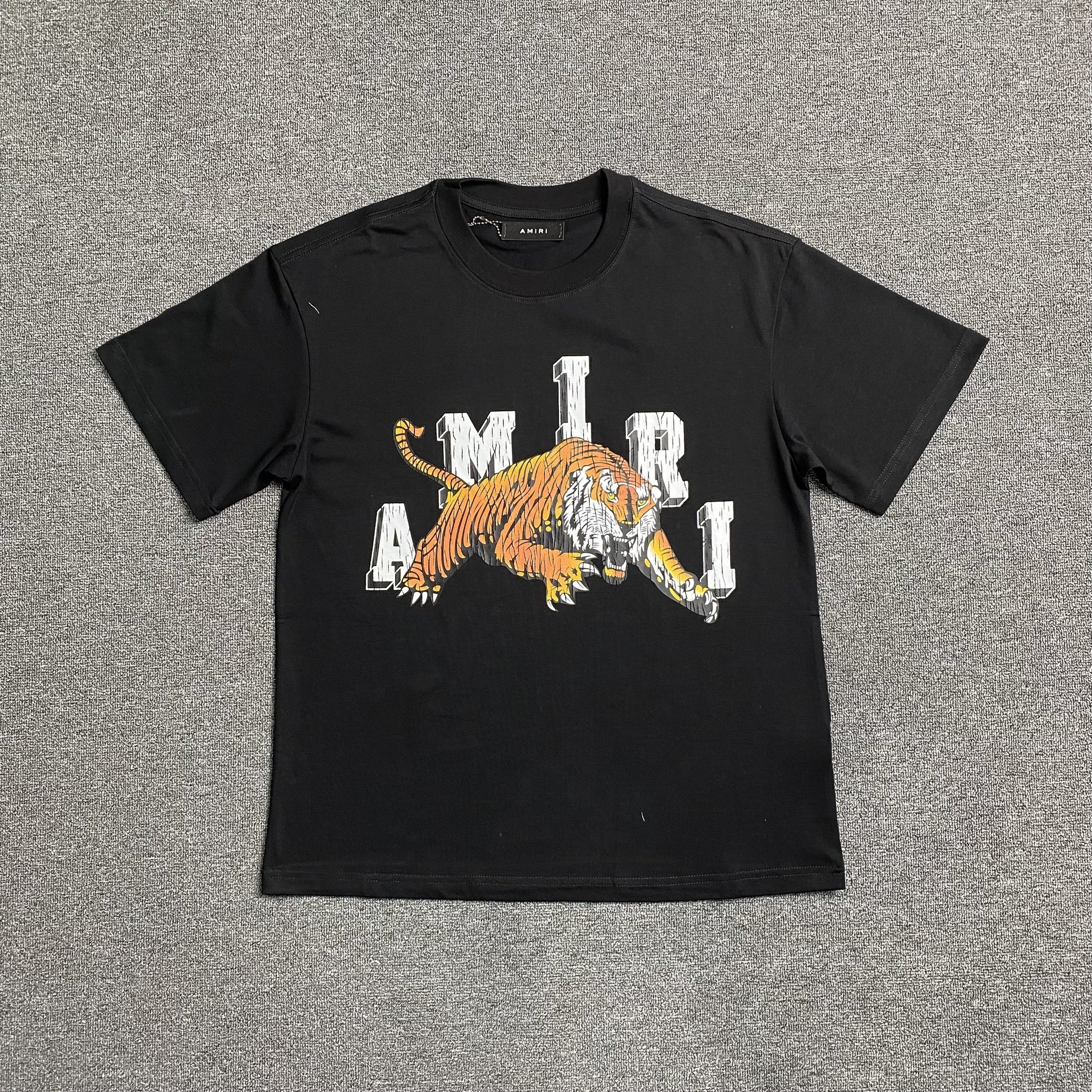 Amiri Vintage Tiger Tee Black-Drip Store Argentina