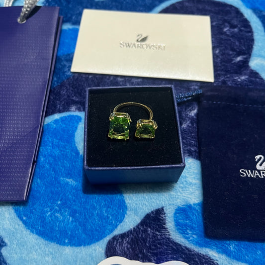 Anillo Swarovski Millenia Verde