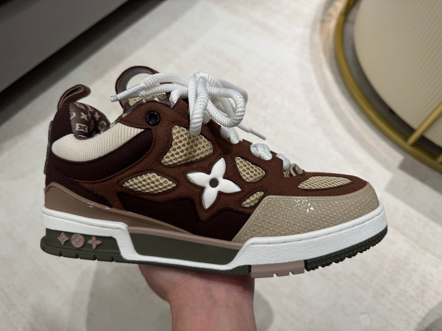 Louis Vuitton Skate Sneaker Brown