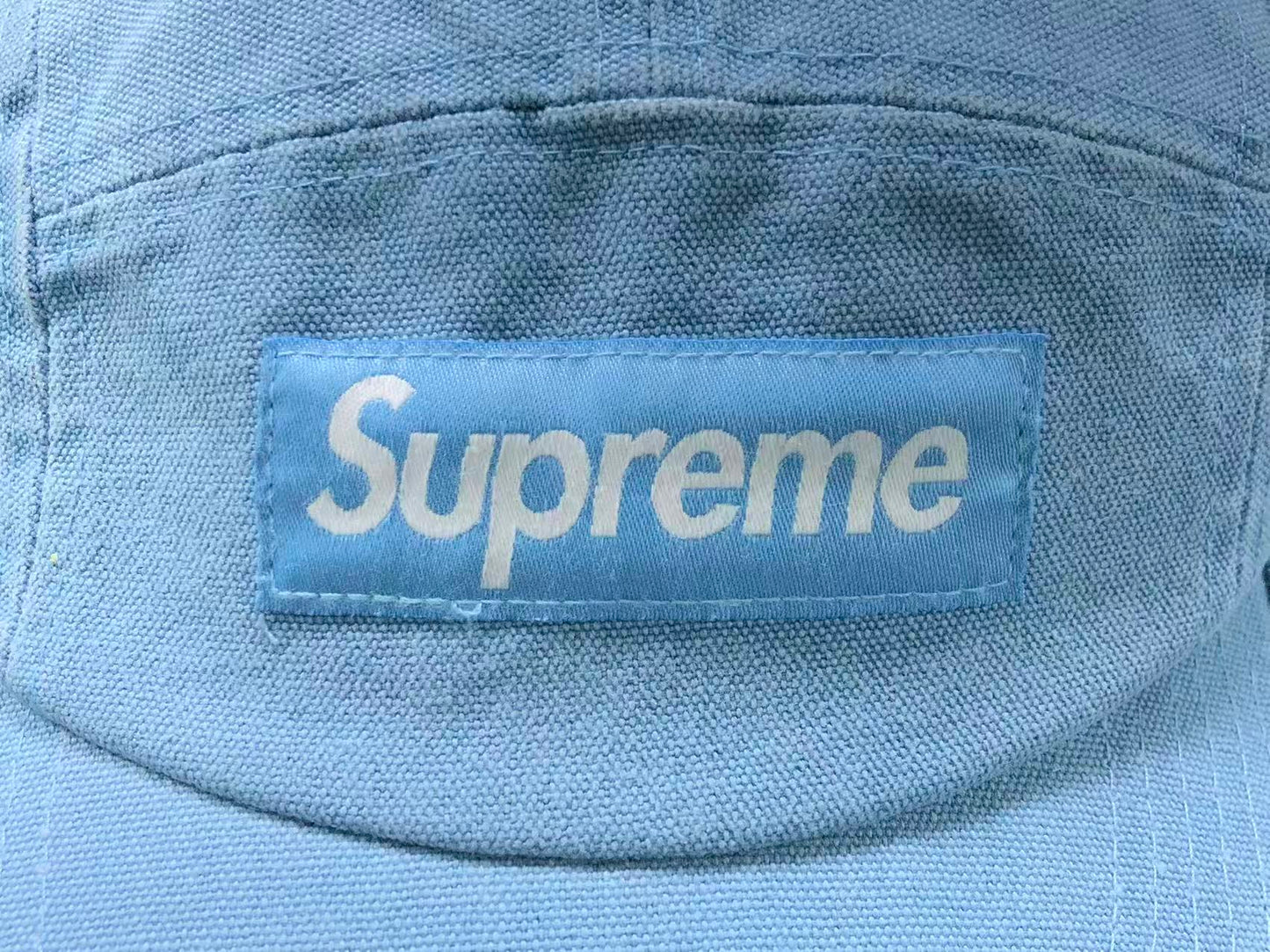 Supreme Canvas Camp Cap Light Blue