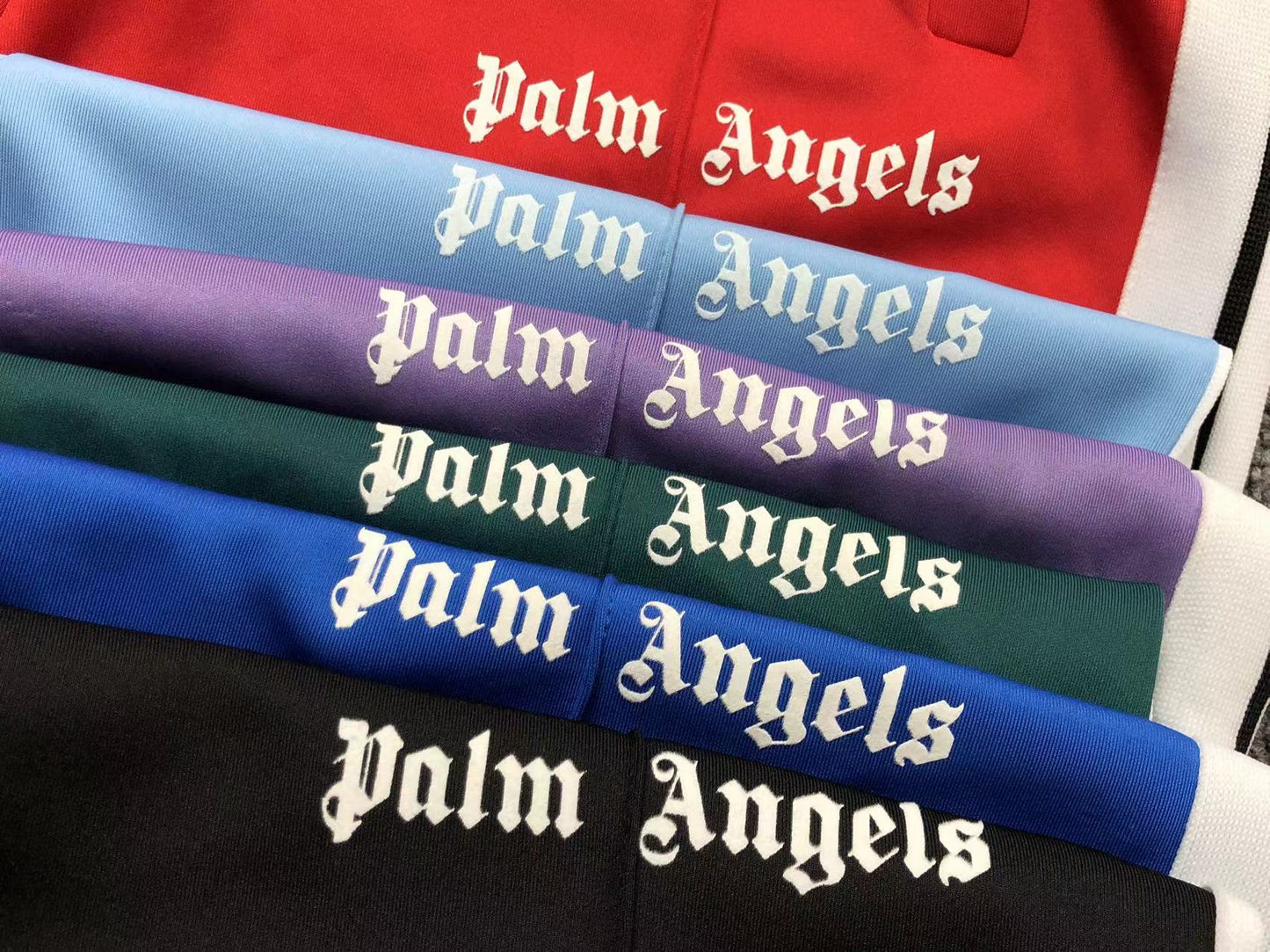 PALM ANGELS CLASSIC TRACK PANTS BLUE