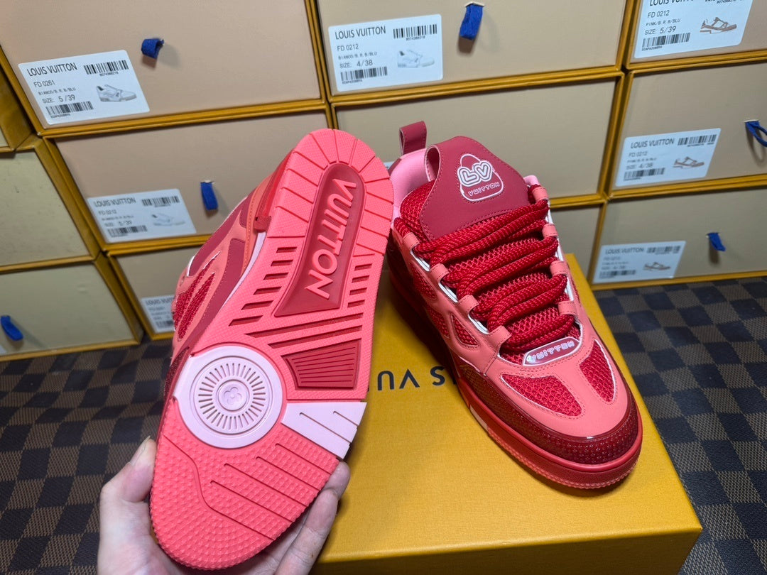 Louis Vuitton Skate Sneaker Red