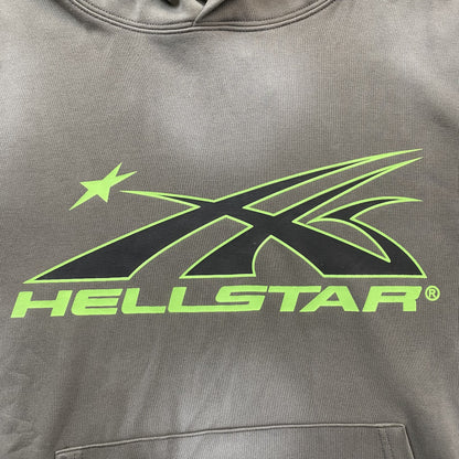 HELLSTAR SPORT LOGO HOODIE GREY