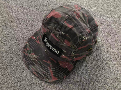 Supreme Military Camp Cap Red Tiger Camo