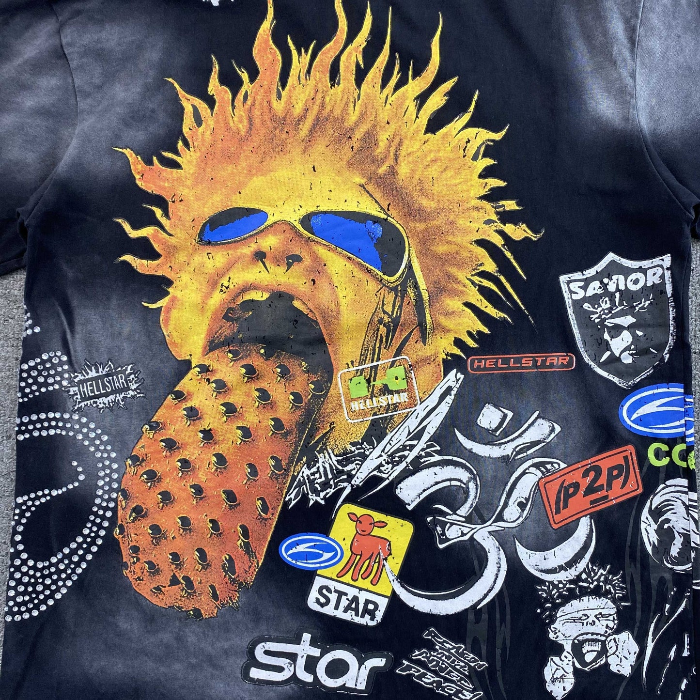 Hellstar Screaming Kid Tee Black