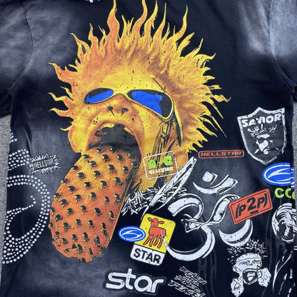 Hellstar Screaming Kid Tee Black