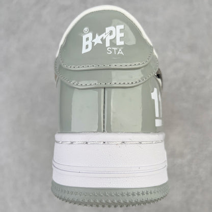 A Bathing Bape Sta White Silver Grey