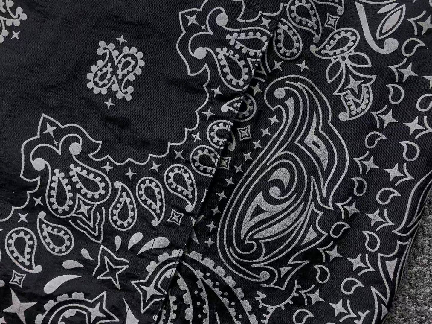 Supreme Reflective Bandana Anorak Black