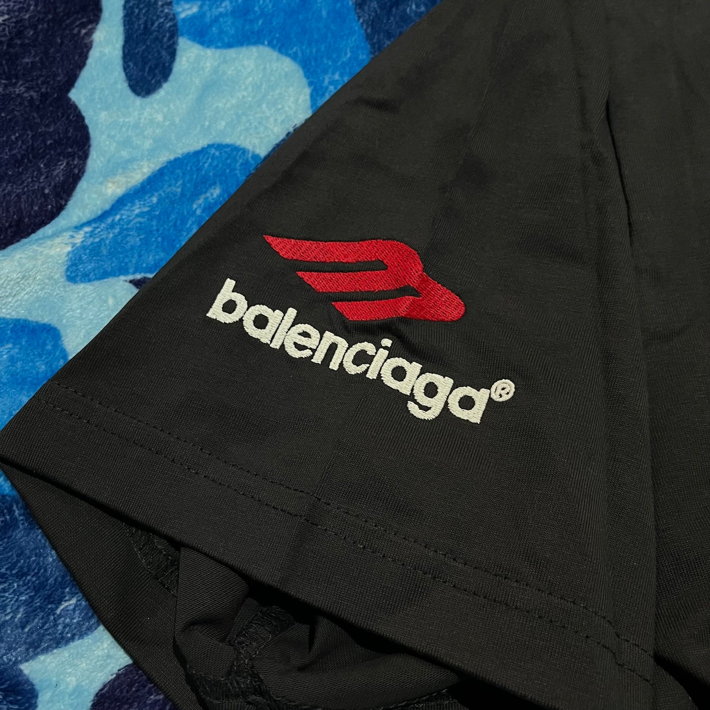 BALENCIAGA 3B SPORTS ICON T-SHIRT BLACK