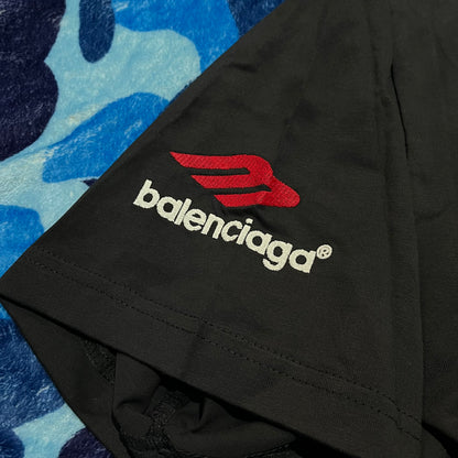 BALENCIAGA 3B SPORTS ICON T-SHIRT BLACK
