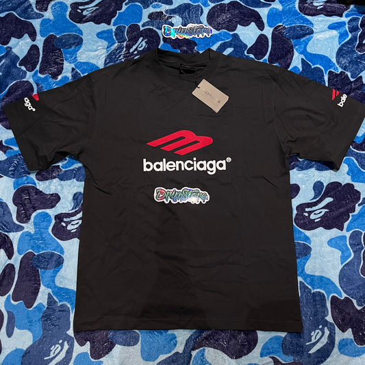 BALENCIAGA 3B SPORTS ICON T-SHIRT BLACK