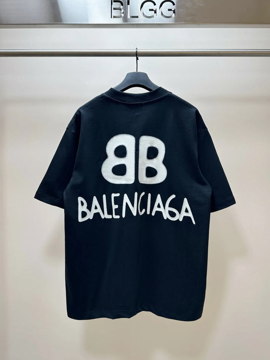 BALENCIAGA ART LOGO T-SHIRT BLACK-Drip Store Argentina