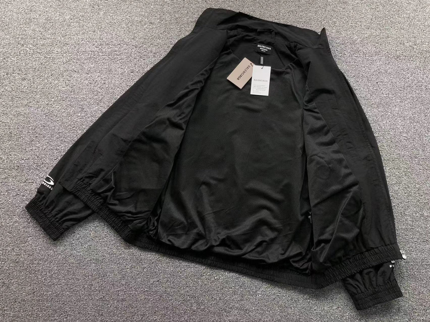 Balenciaga Basketball Zip Up Black