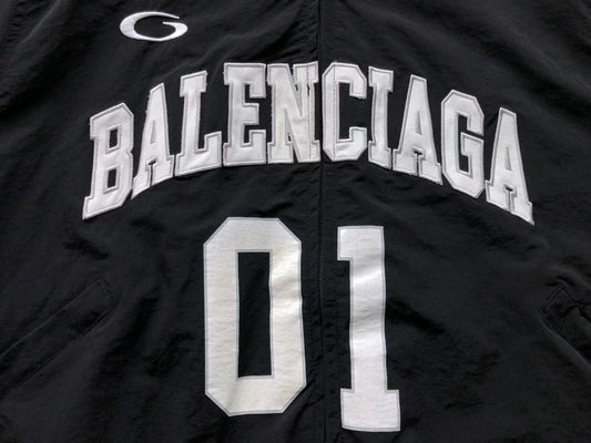 Balenciaga Basketball Zip Up Black