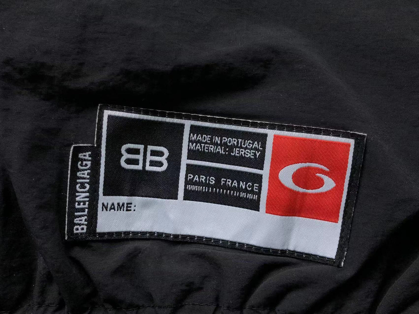 Balenciaga Basketball Zip Up Black