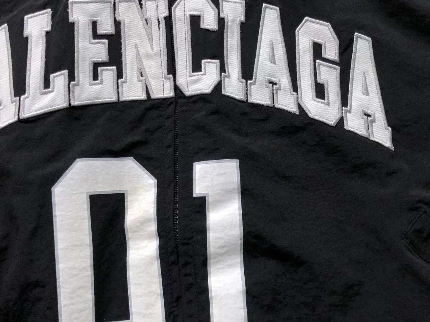 Balenciaga Basketball Zip Up Black